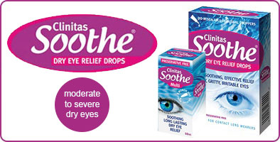 Clinitas Soothe preservative-free eye drops